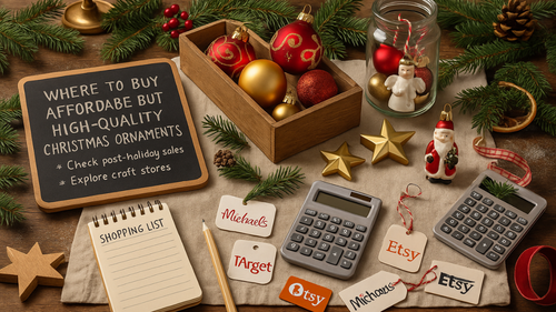 Where to Buy Affordable but High-Quality Christmas Ornaments