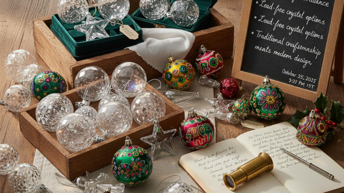 Crystal & Cut-Glass Christmas Ornaments: Complete 2025 Guide