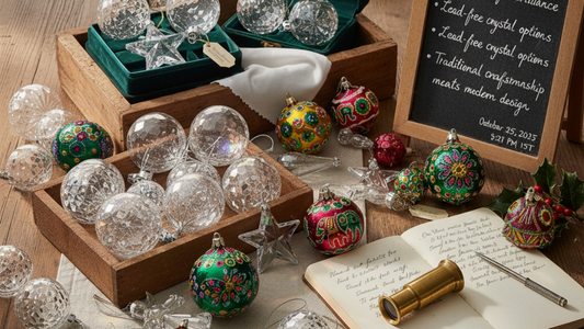 Cut-Glass Christmas Ornaments