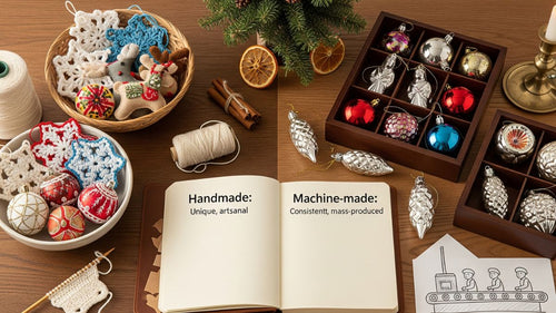 Handmade vs Machine-Made Christmas Ornaments