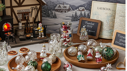 birth place of glass ornaments Lauscha Germany 