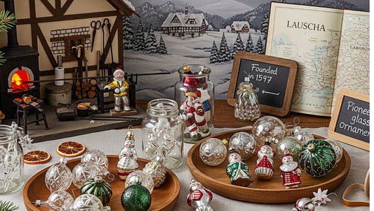 birth place of glass ornaments Lauscha Germany 
