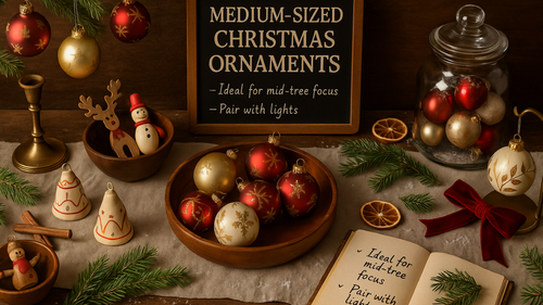 medium sized christmas ornaments